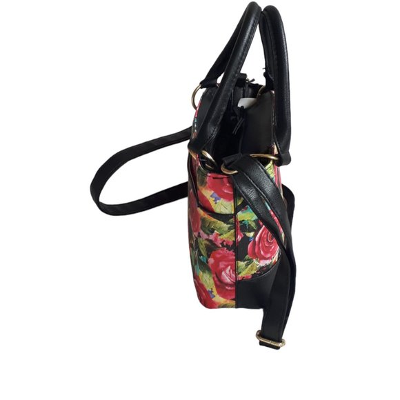 Juicy Couture Crossbody Handbag Floral With Gold Hardware - Picture 9 of 12